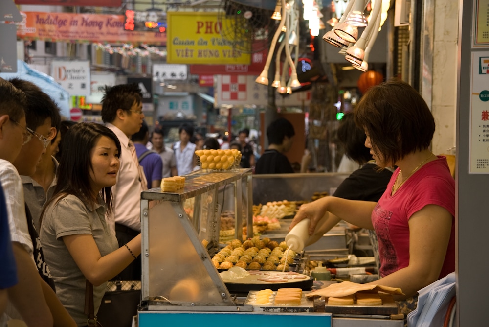 Garküche in Hong Kong Kowloon